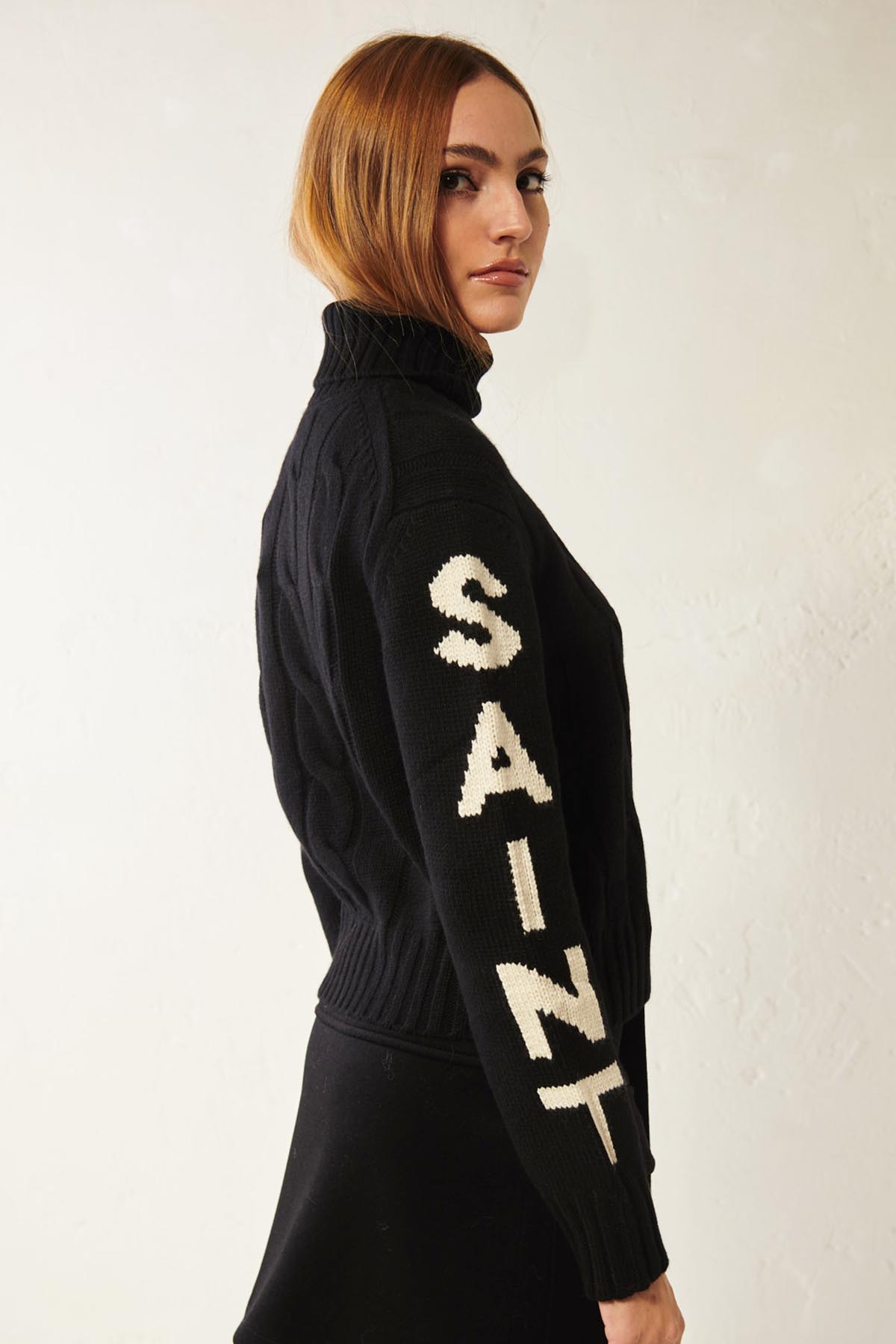 MC2 SAINT BARTH Maglia a treccia a collo alto ADLER
