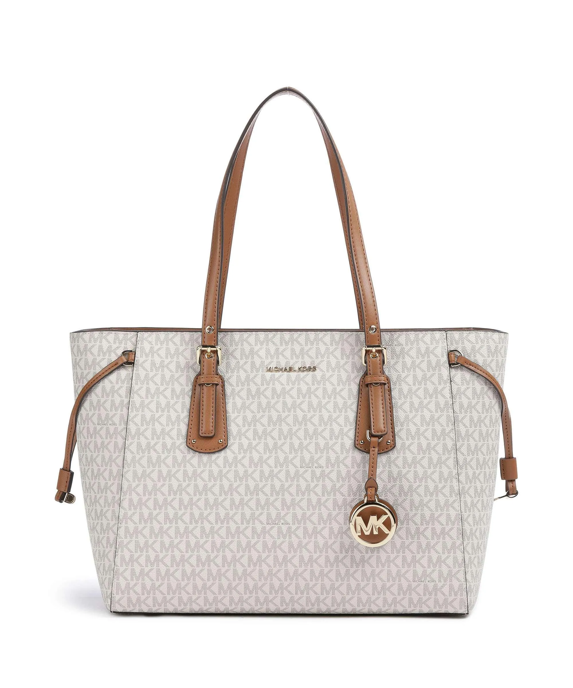  Michael Kors Voyager Borsa shopper tela beige/marrone  