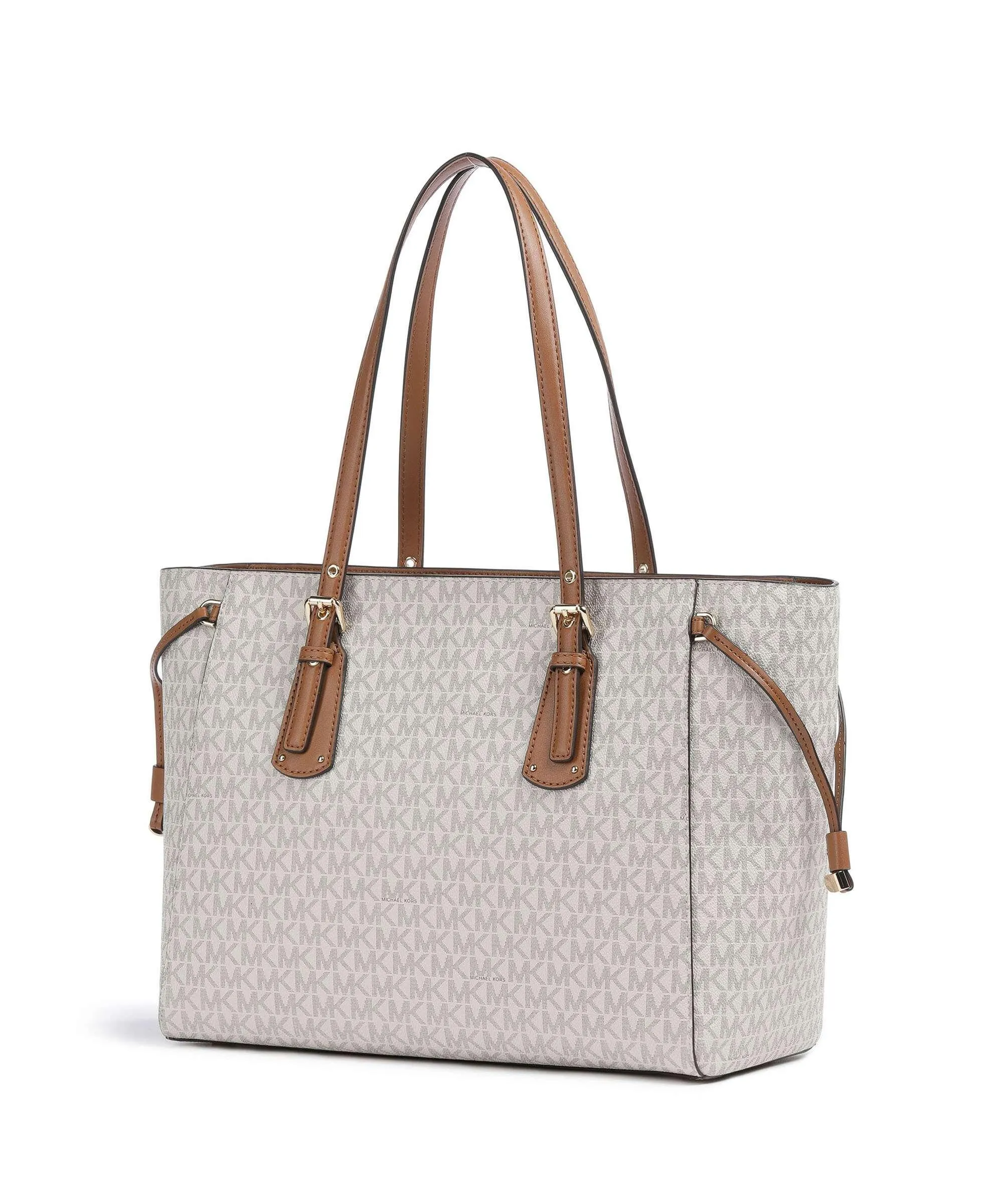  Michael Kors Voyager Borsa shopper tela beige/marrone  
