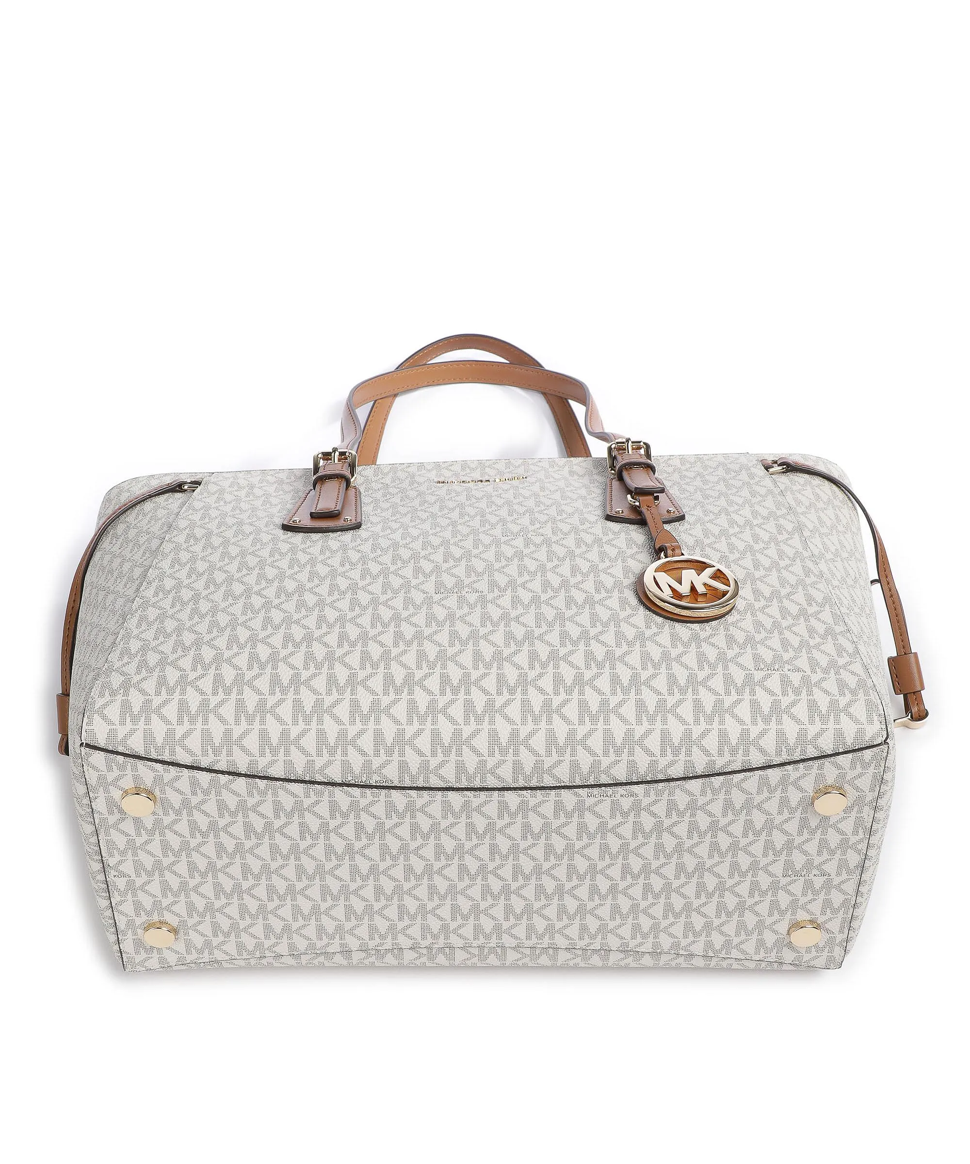  Michael Kors Voyager Borsa shopper tela beige/marrone  