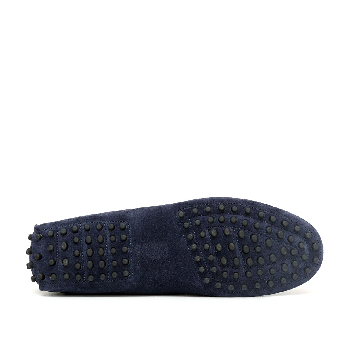 Mocassino D in Pelle Scamosciata Blu
