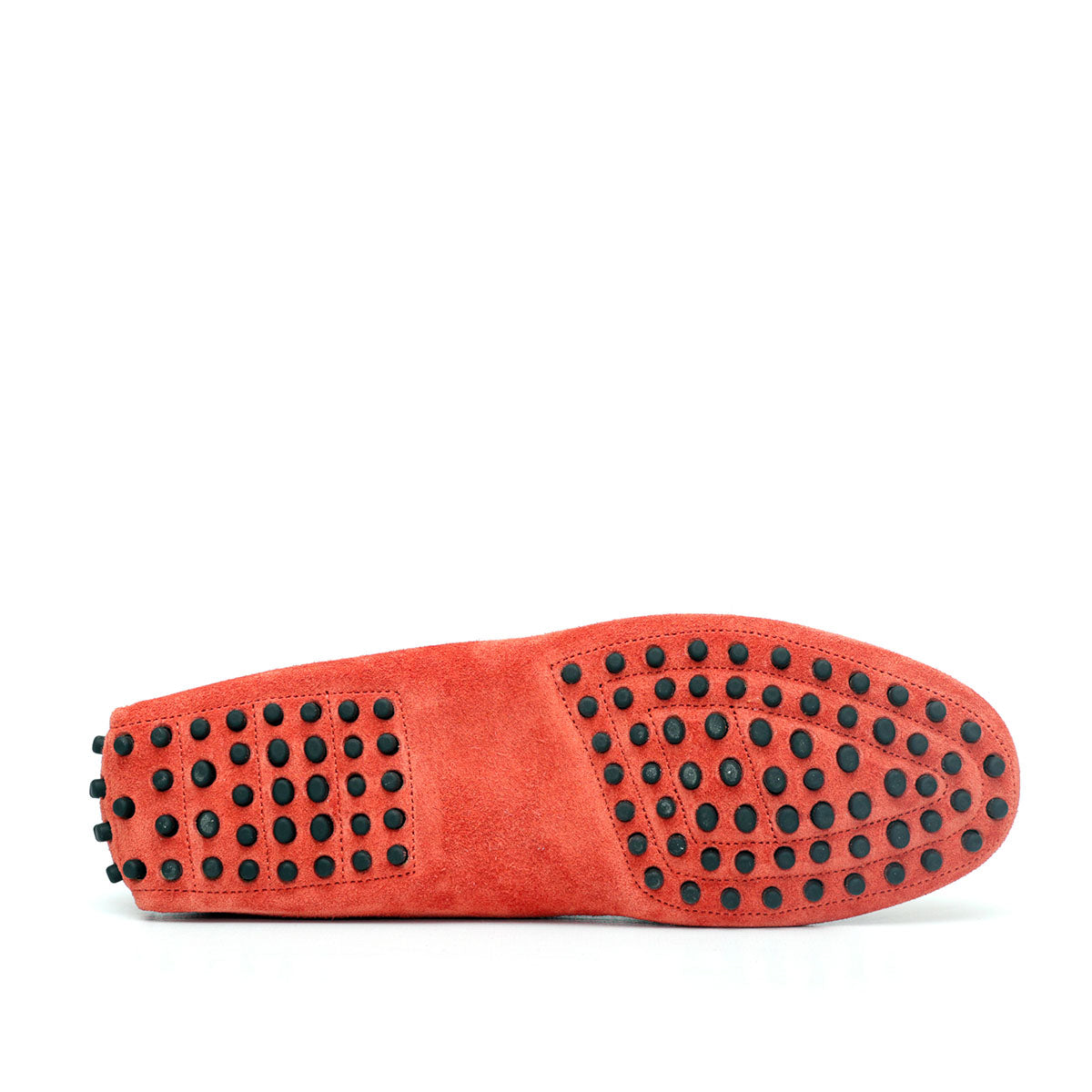 Mocassino D in Pelle Scamosciata Marrone Terra