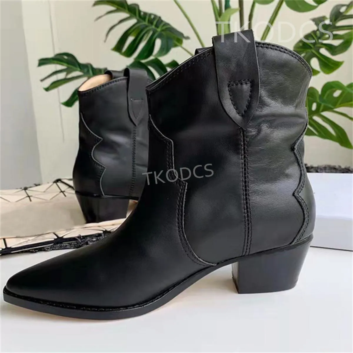 Moda pelle scamosciata di mucca inverno nuovi stivaletti classici di alta qualità moda versatile tacco medio comode donne slip o
