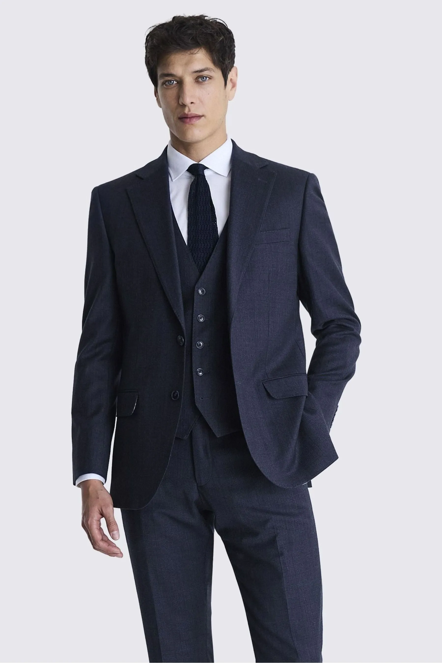 MOSS Vestibilità sartoriale - Milled Giacca A quadri da completo