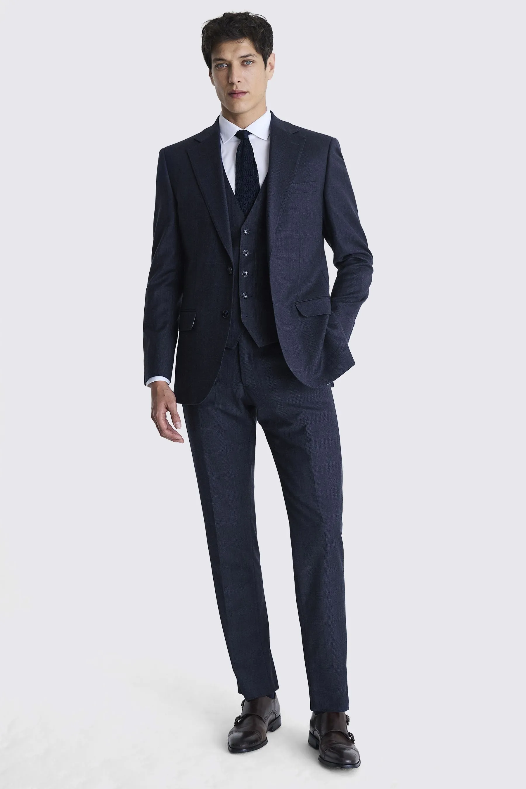 MOSS Vestibilità sartoriale - Milled Giacca A quadri da completo