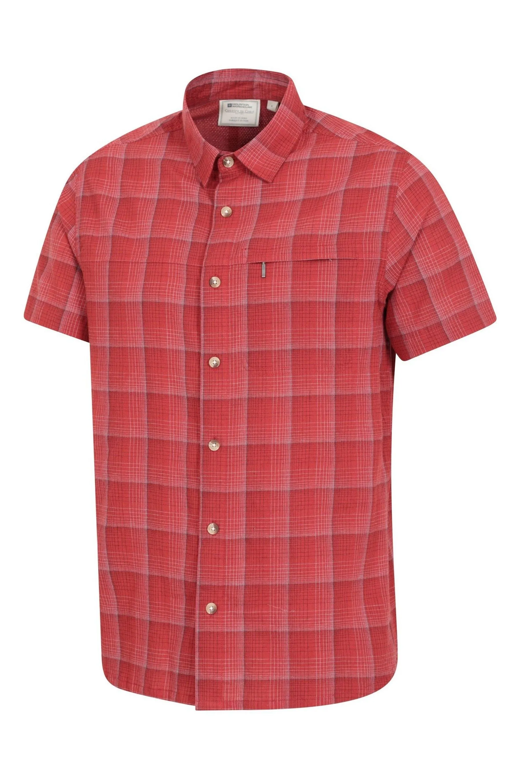 Mountain Warehouse Vacanze Uomo Cotone Camicia    