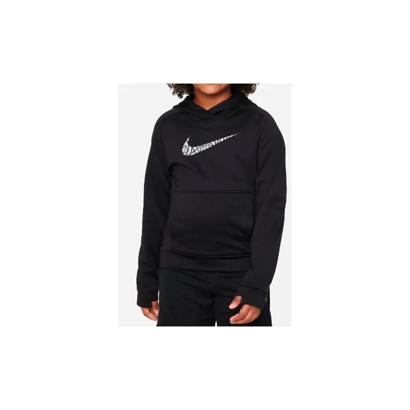 Nike Junior K Nk Tf Mul Bb Gx Hdy Blk/Smk Felpa Triac Capp Nera Junior Bimbo