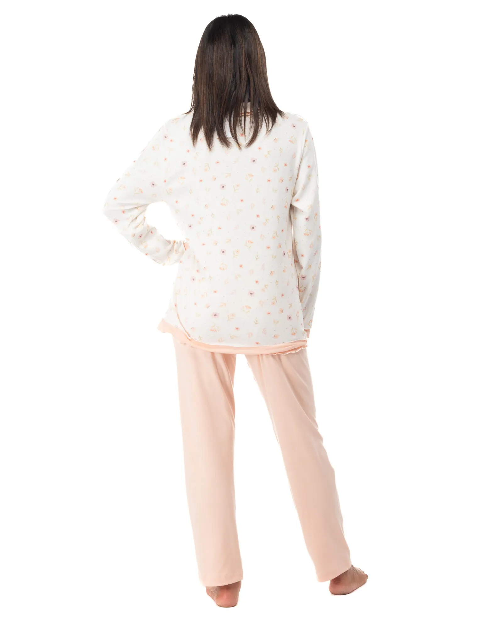 NOTTI MAGICHE - Pigiama da donna rosa fiorato modello BIANCA , MADE IN ITALY                                            Previous