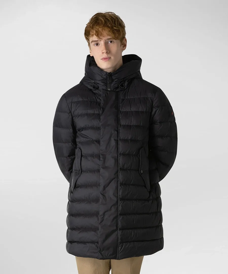 Nylon parka with Peuterey Logo / Black