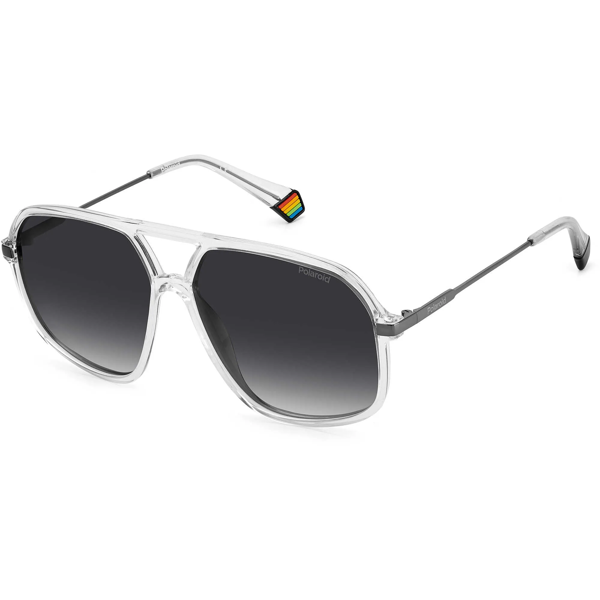 occhiali da sole Polaroid unisex trasparenti