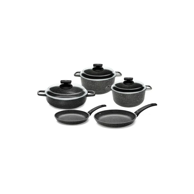 OLYMPIA 460BAT08 BATTERIA DI PENTOLE DIAMANT PLUS INDUZIONE 8 PEZZI