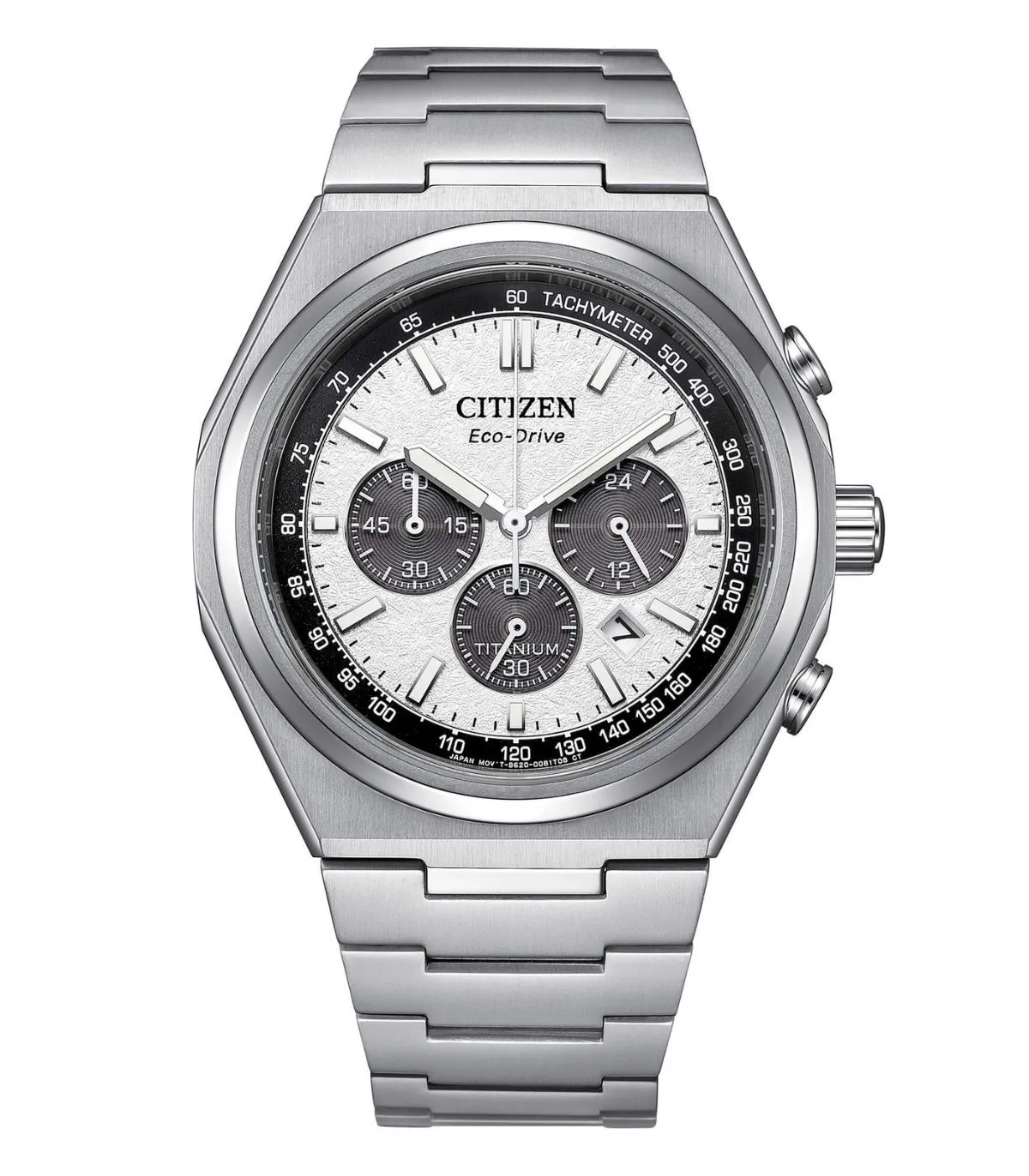 Orologio Citizen Crono Super Titanio 4610 CA4610-85A Bianco
