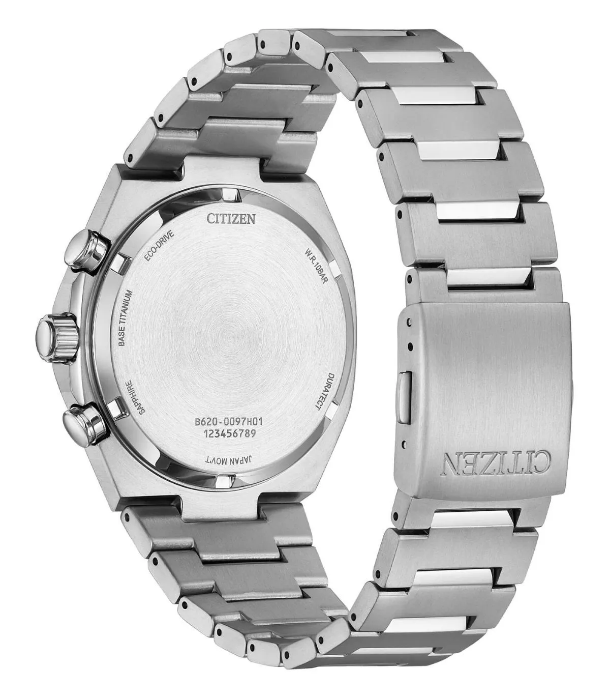 Orologio Citizen Crono Super Titanio 4610 CA4610-85A Bianco