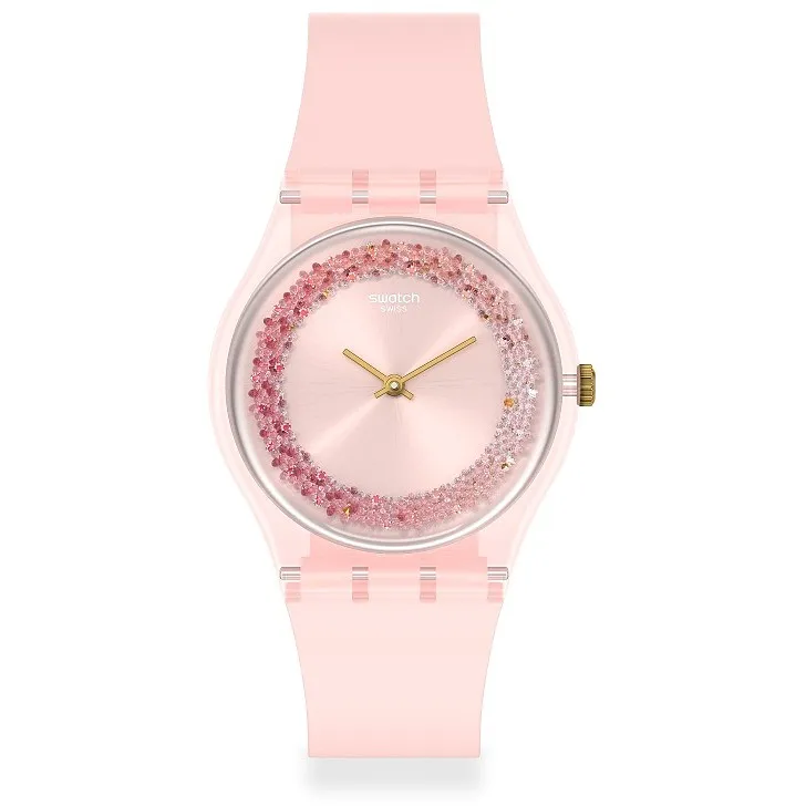 orologio Swatch rosa solo tempo Essentially