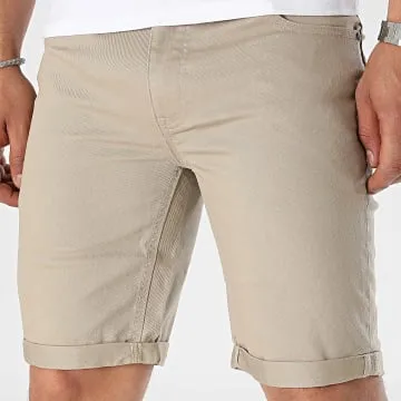 Pantaloncini Jean Ply Life Beige scuro