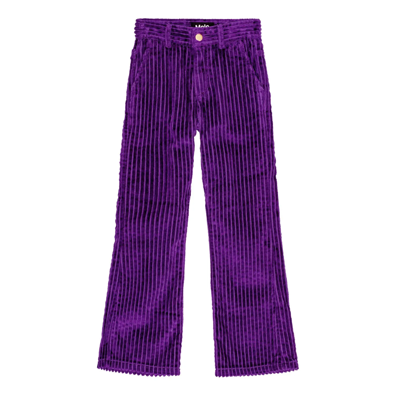 Pantalone a zampa viola per bambina