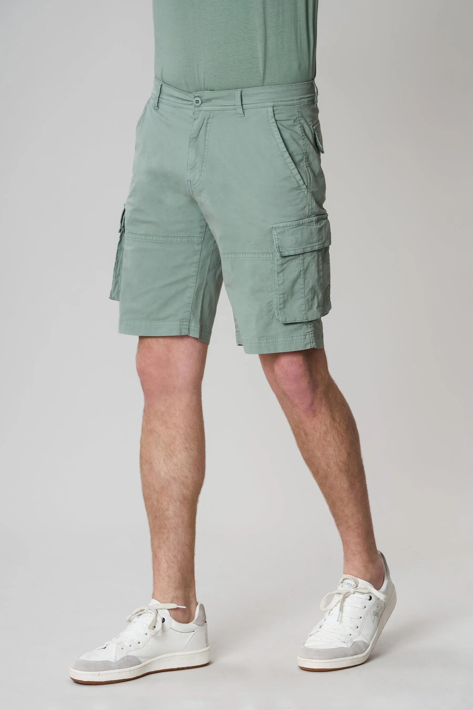 PANTALONE PANTAL.CORTO TASCONATO\SHO.PANTS UOMO TINTO CAPO VERDE GIALLO 42
