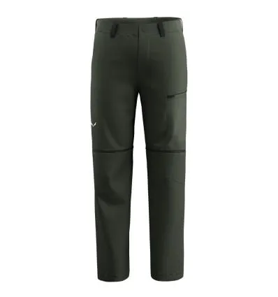 Pantaloni 2 in 1 da uomo Salewa PUEZ HEMP/DST 2/1 (oliva scuro)