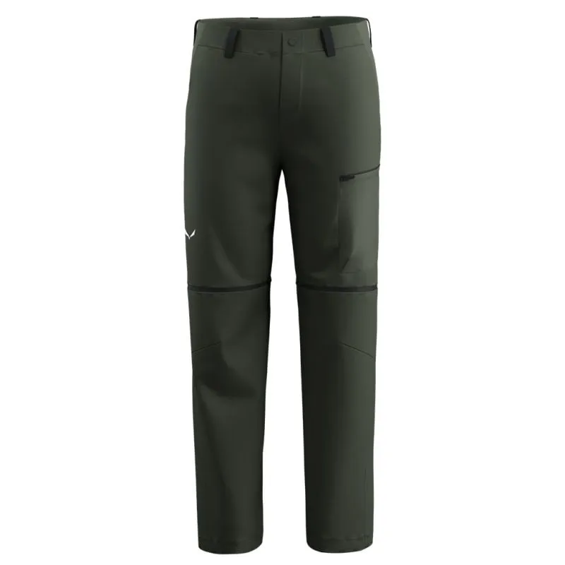 Pantaloni 2 in 1 da uomo Salewa PUEZ HEMP/DST 2/1 (oliva scuro)