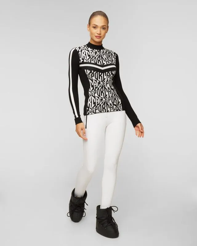 Pantaloni bianchi con staffe da donna Sportalm