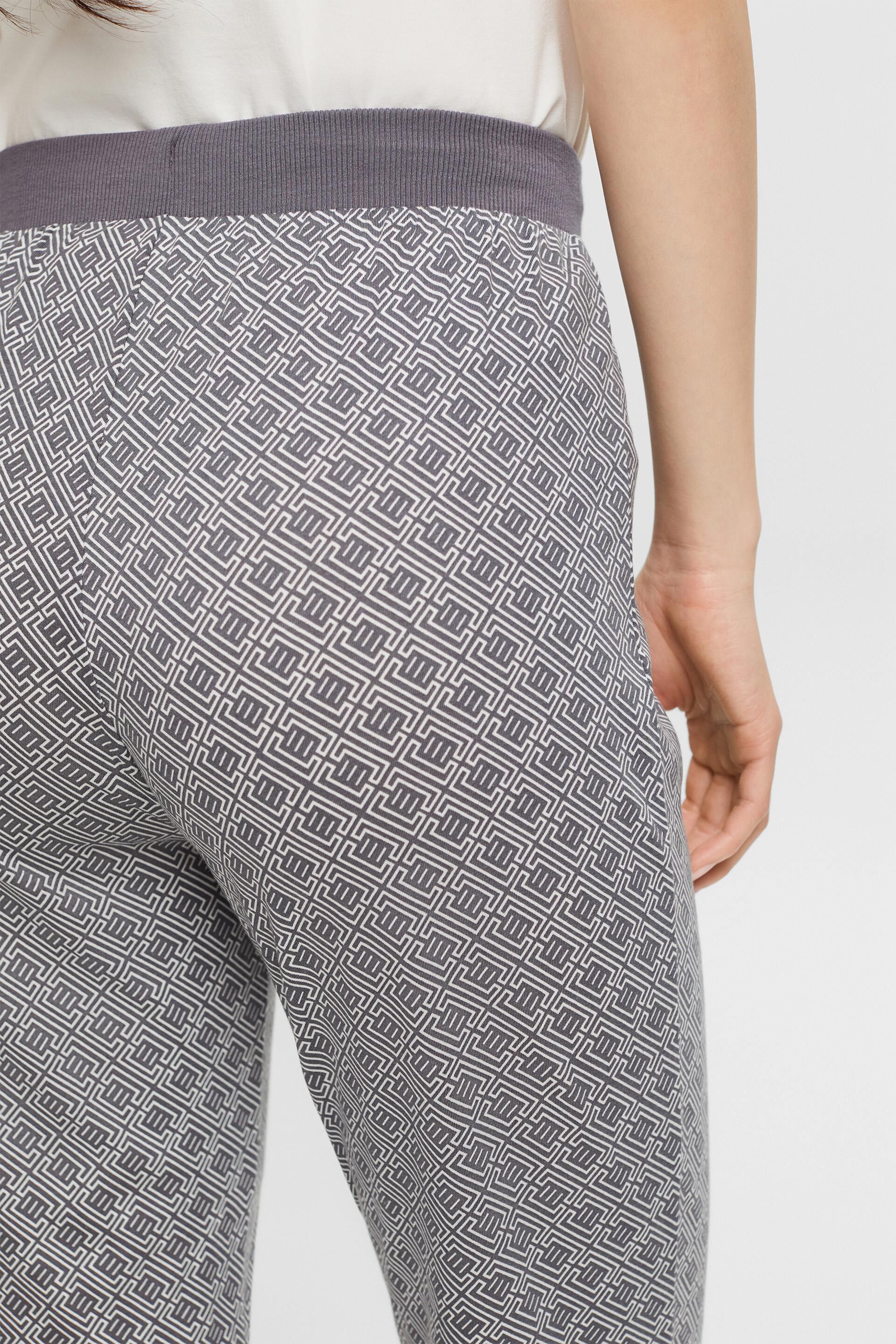 Pantaloni del pigiama in jersey stampato
