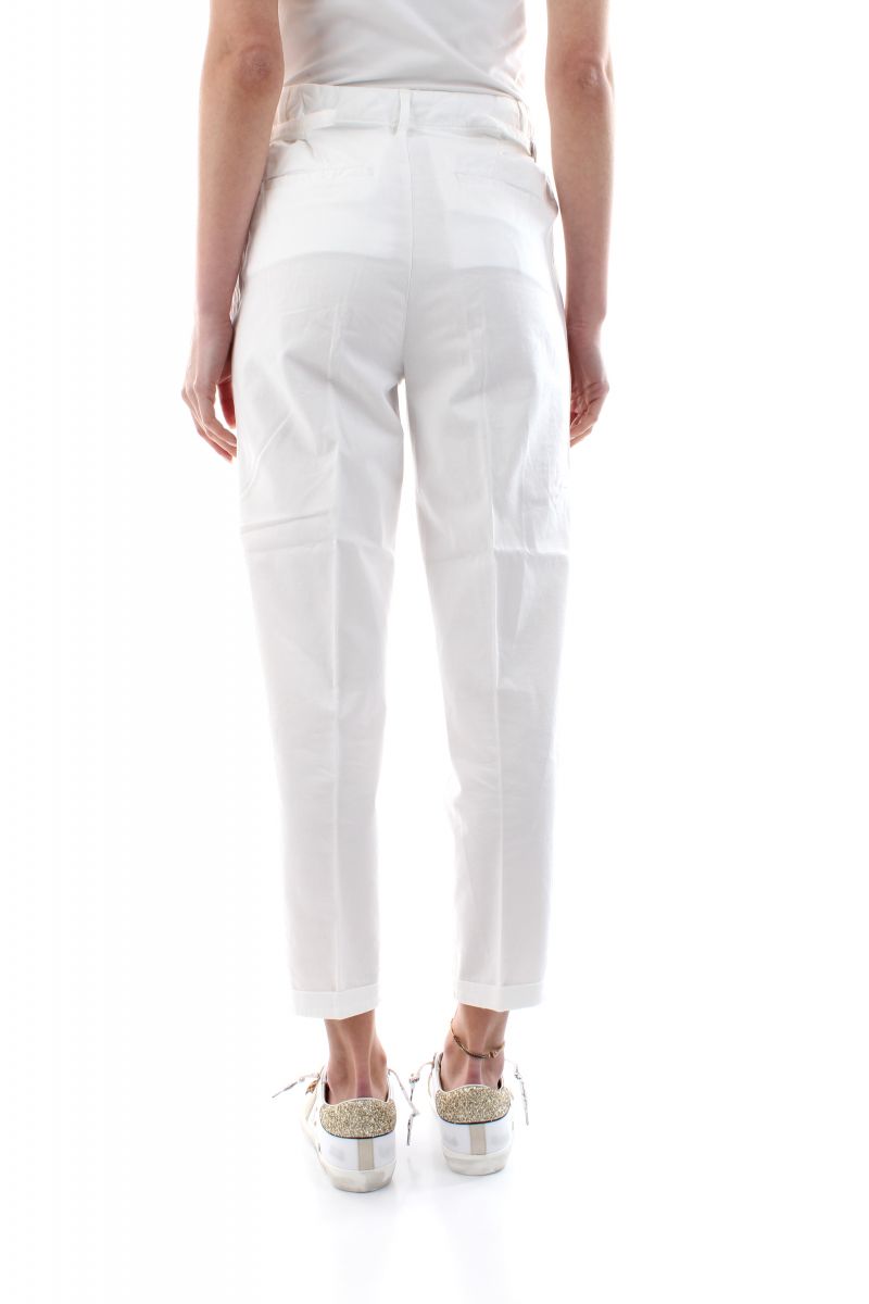 PANTALONI Donna 40WEFT NEVE 6421/7160 40W441 BIANCO