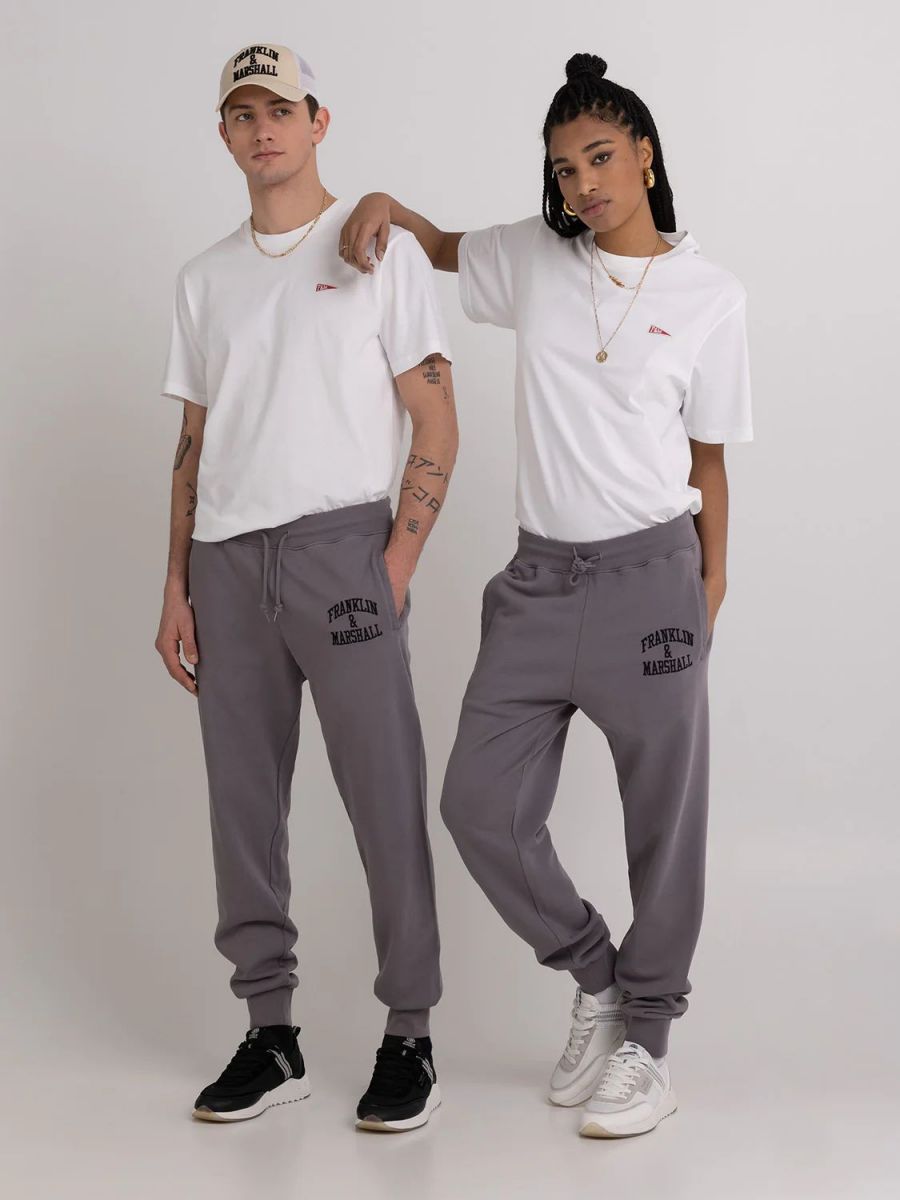 PANTALONI JOGG E LEGGINGS  FRANKLIN&MARSHALL JM1003.2000P01.SS 097 STEEL