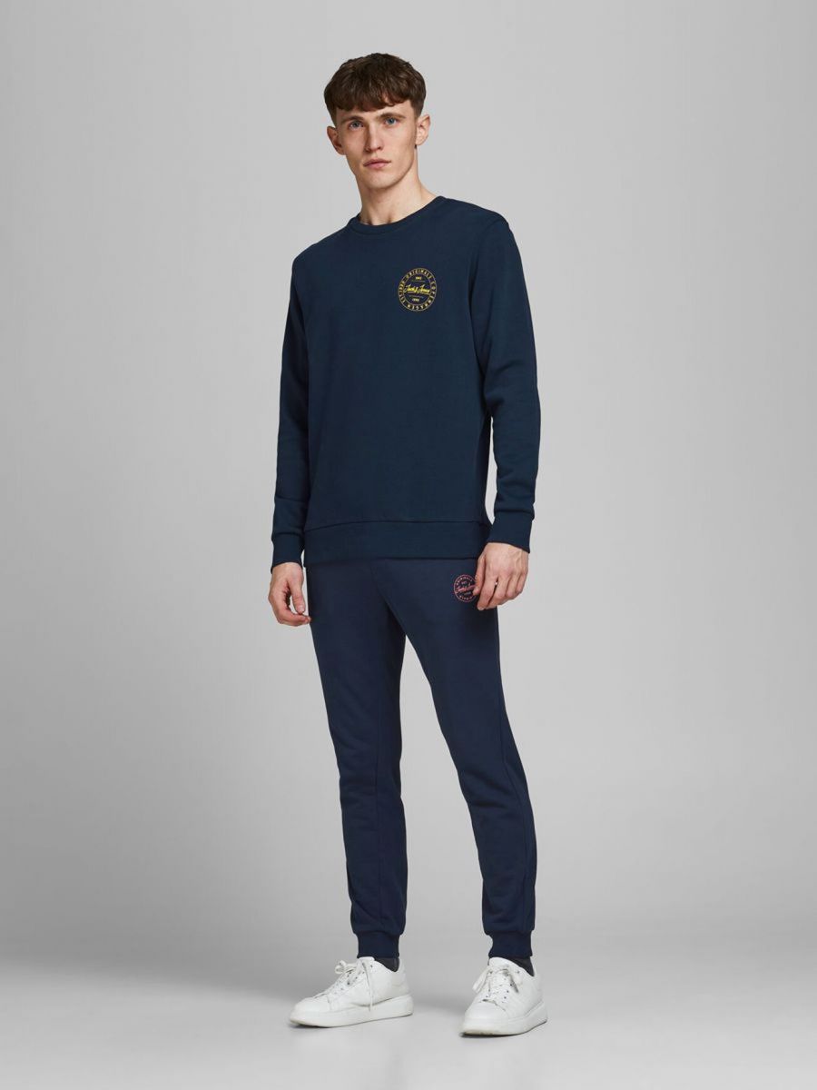 PANTALONI JOGG E LEGGINGS Uomo JACK&JONES 12165322 GORDON NAVY BLAZER