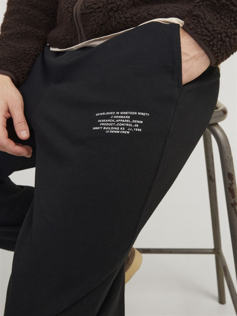 PANTALONI JOGG E LEGGINGS Uomo JACK&JONES 12250639 BILL JJRILEY BLACK