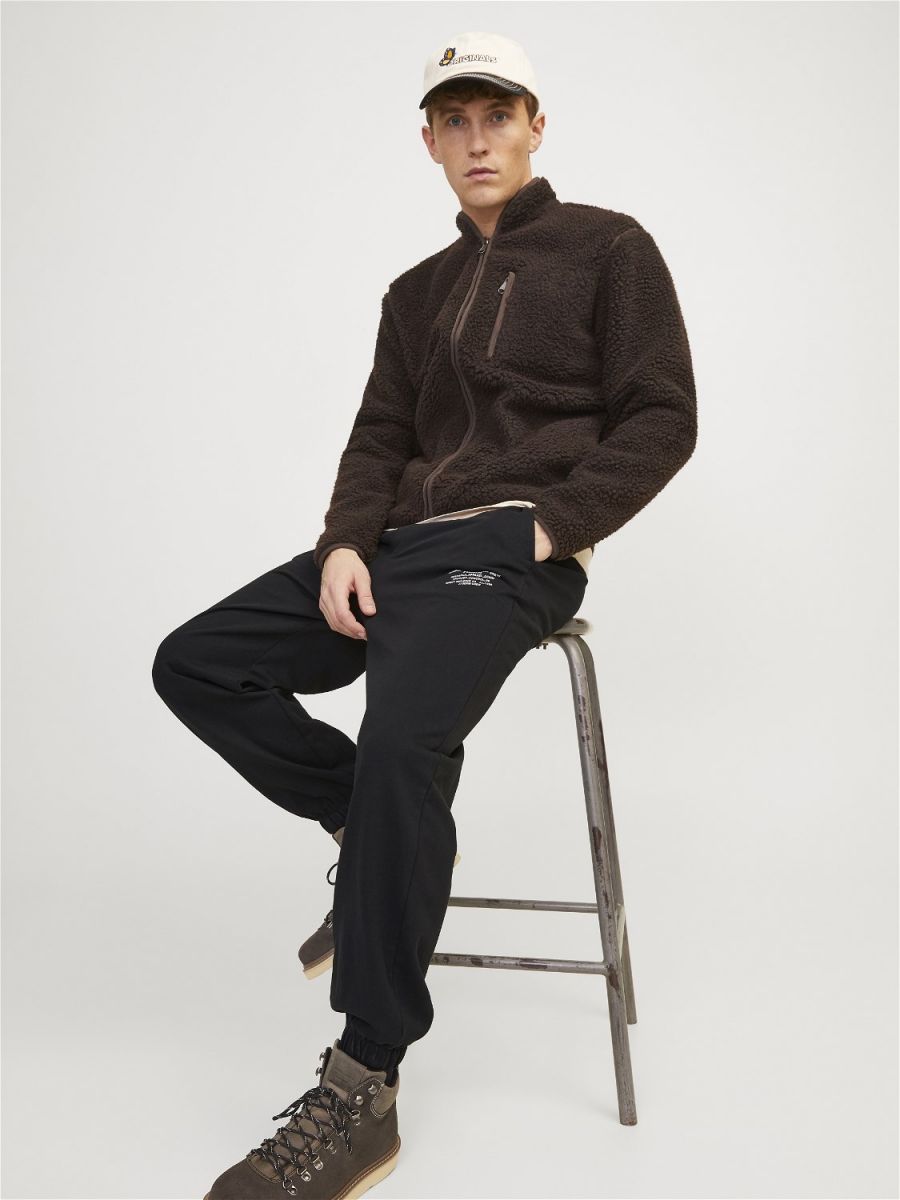PANTALONI JOGG E LEGGINGS Uomo JACK&JONES 12250639 BILL JJRILEY BLACK