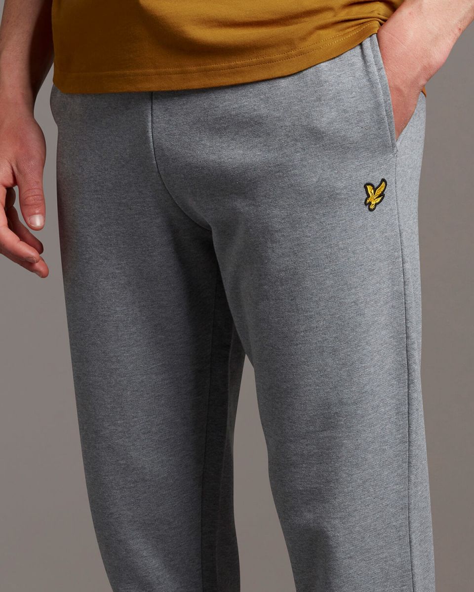PANTALONI JOGG E LEGGINGS Uomo LYLE & SCOTT 1874 ML720VOG SLIM SWEAT PANT T28 MID GREY MARL