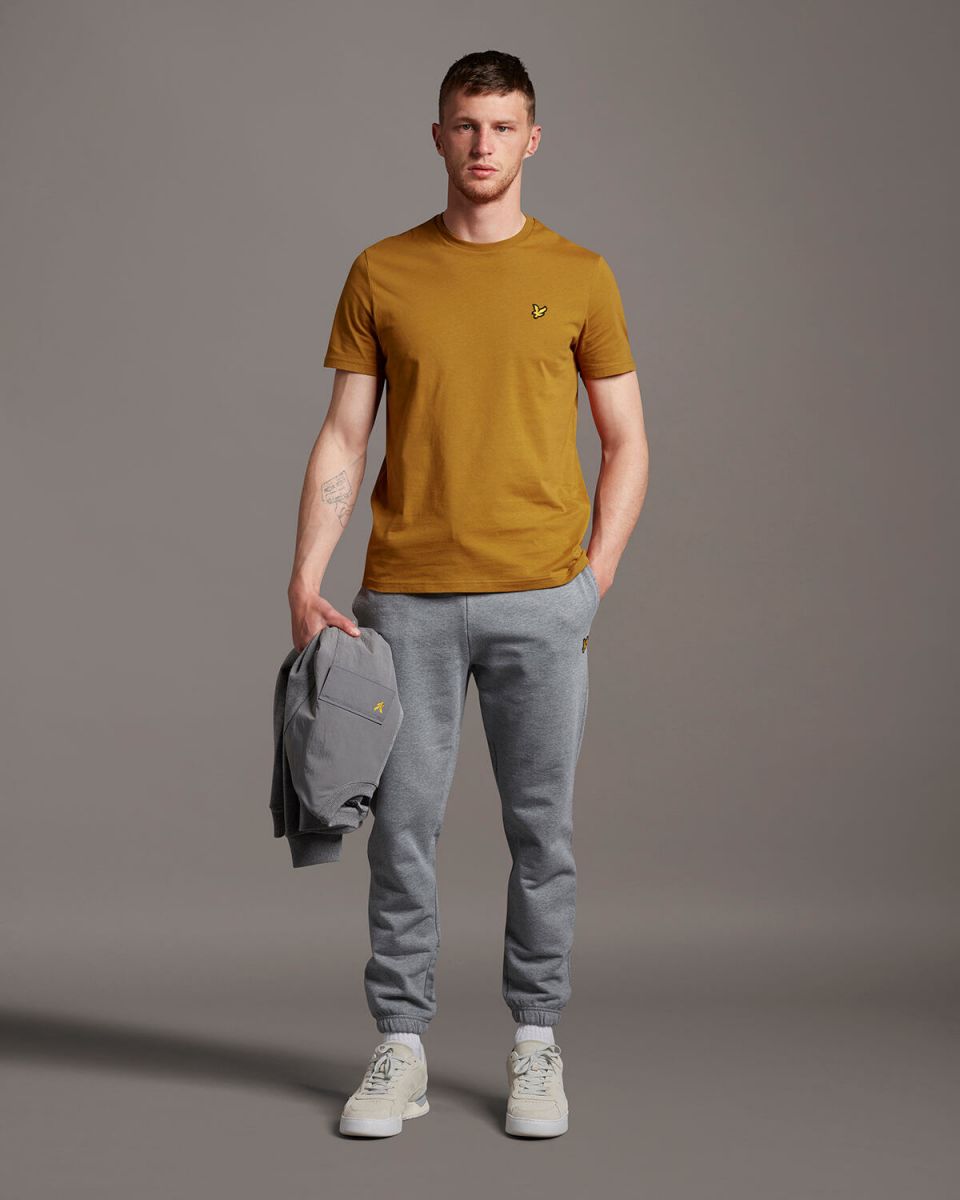 PANTALONI JOGG E LEGGINGS Uomo LYLE & SCOTT 1874 ML720VOG SLIM SWEAT PANT T28 MID GREY MARL