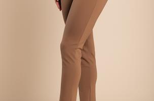 Pantaloni lunghi eleganti, cammello