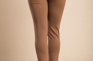 Pantaloni lunghi eleganti, cammello