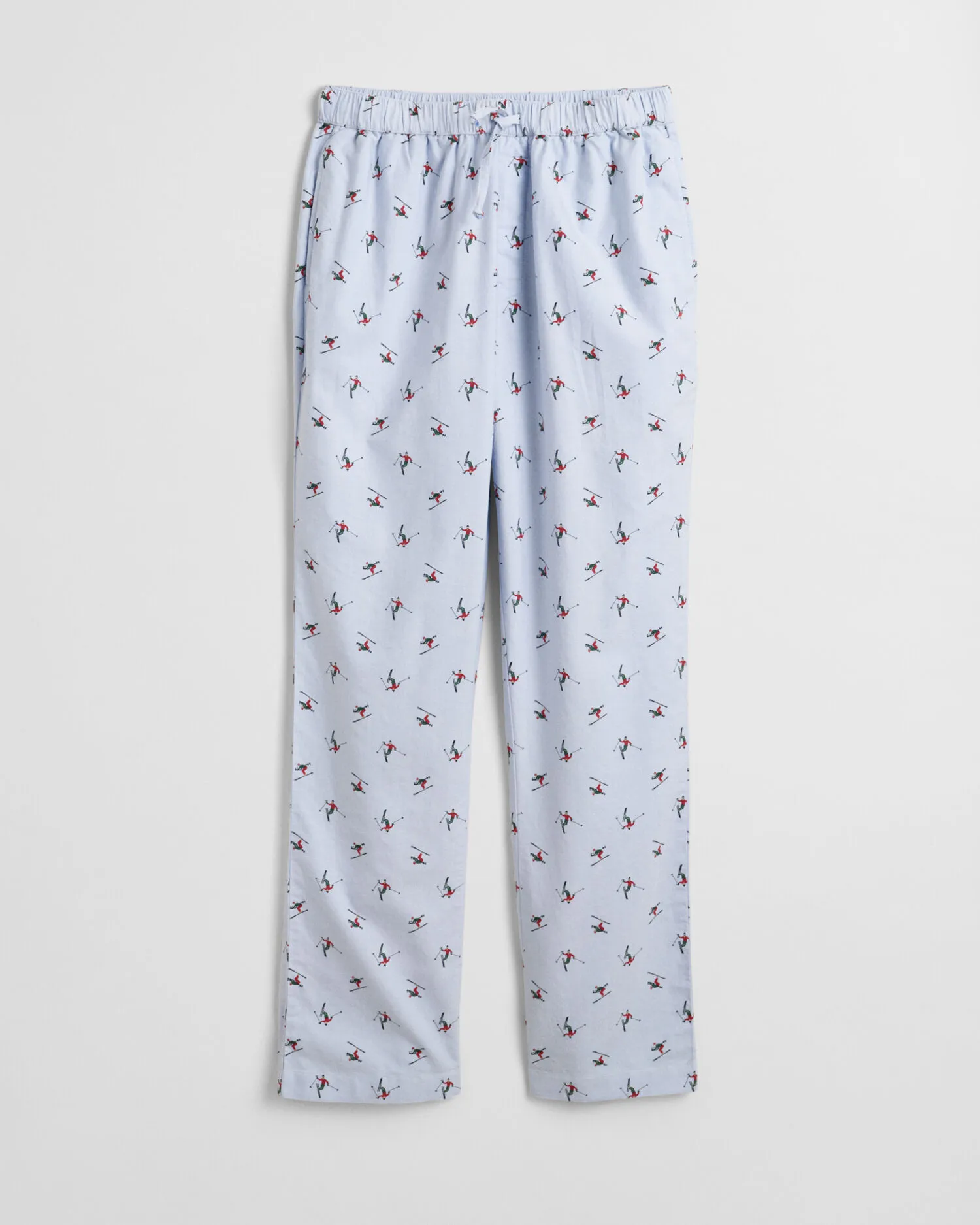 Pantaloni per pigiama Oxford stampa sci    