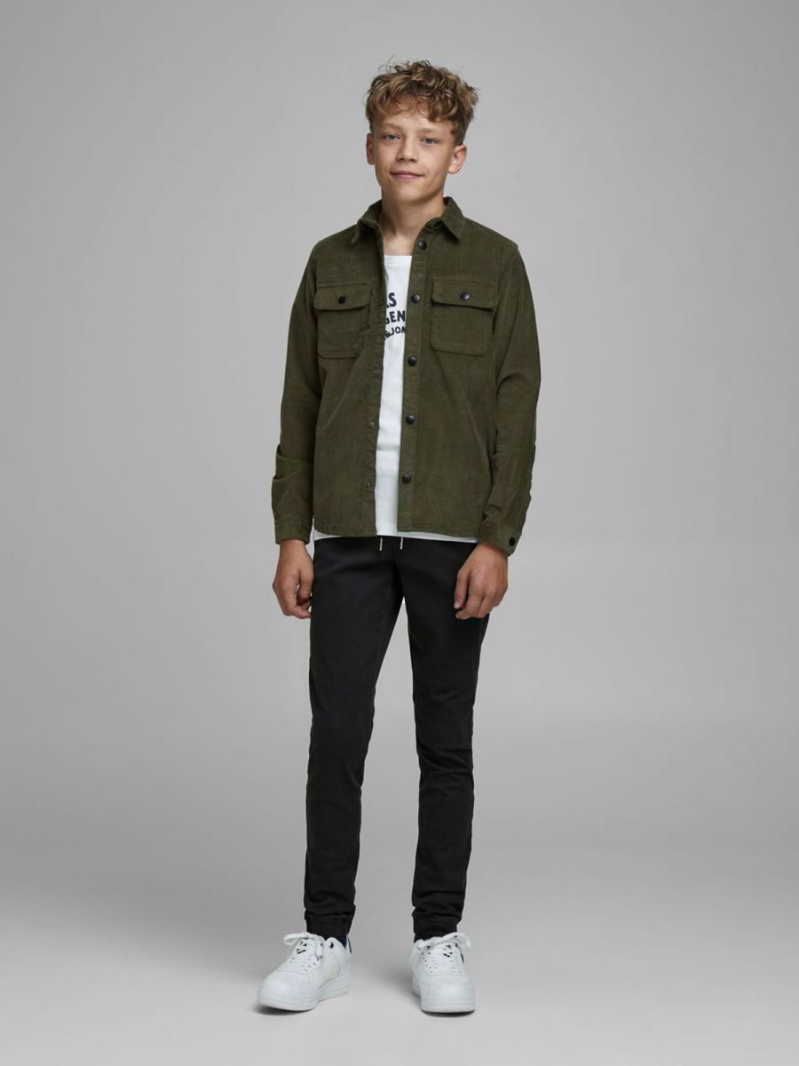 PANTALONI Ragazzo JACK&JONES 12174697 VEGA JOGGER BLACK