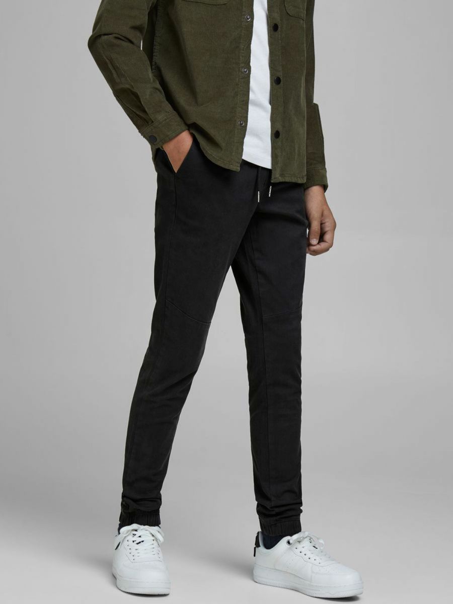 PANTALONI Ragazzo JACK&JONES 12174697 VEGA JOGGER BLACK