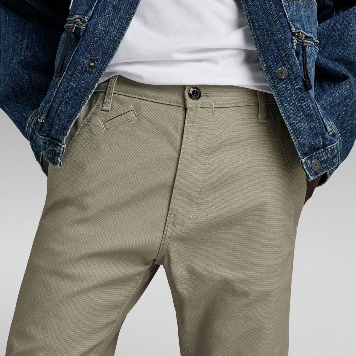 PANTALONI Uomo G-STAR D21038-D305 BRONSON 2.0 CHINO 2199 SHAMROCK