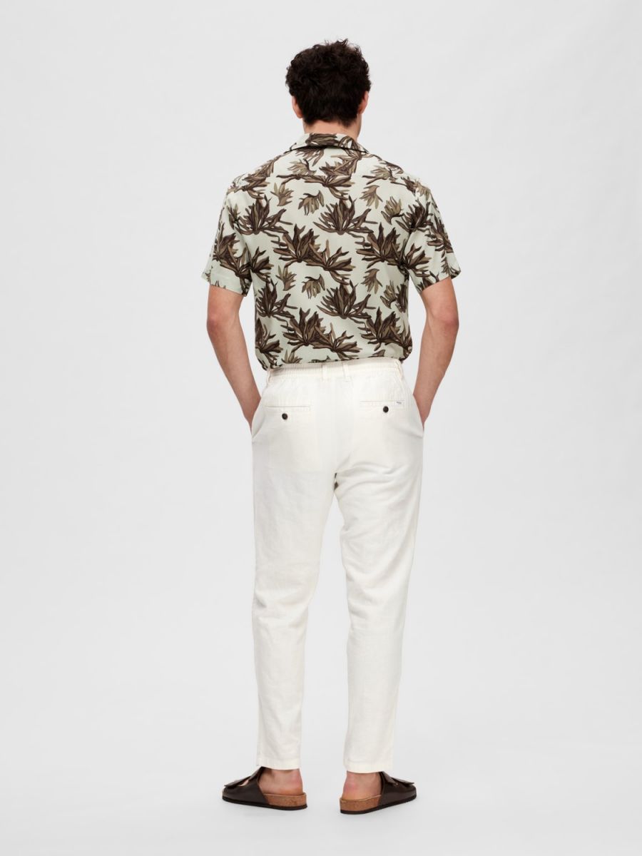 PANTALONI Uomo SELECTED 16087636 SLIMTAPE BRODY CLOUD DANCER