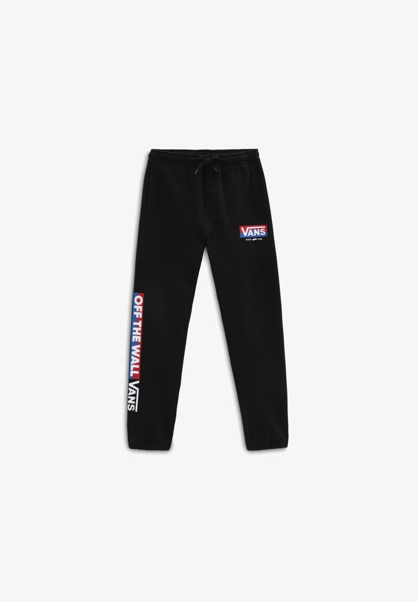 PANTALONI  VANS VN0A5FMZBLK1 LOGO FLEECE PANT BLACK BRUSHED