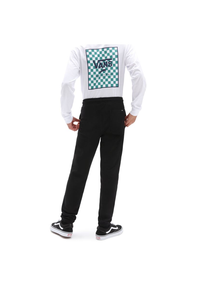 PANTALONI  VANS VN0A5FMZBLK1 LOGO FLEECE PANT BLACK BRUSHED
