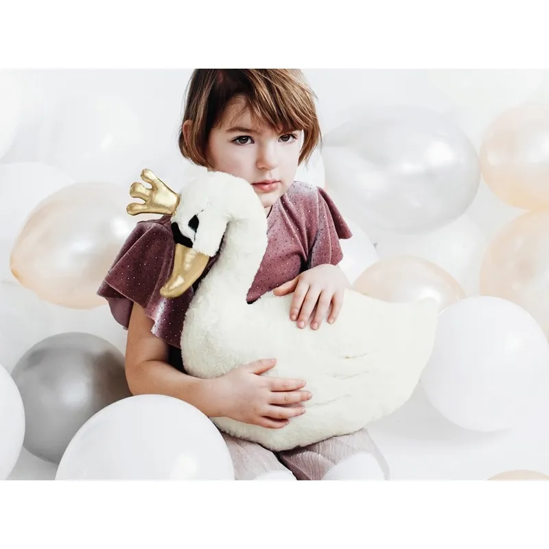 Peluche Cigno Bianco - 34 x 35 cm