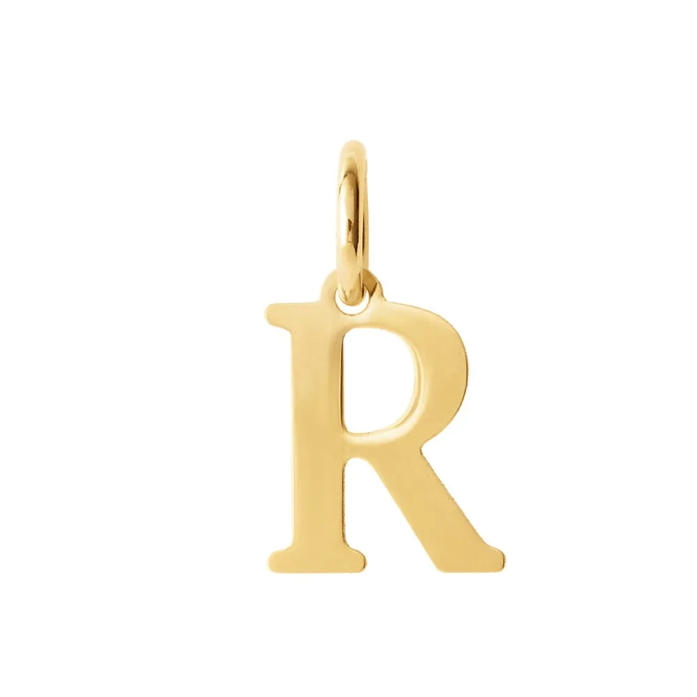 Pendente Lettera R Poème Oro Giallo 375/1000 1411869
