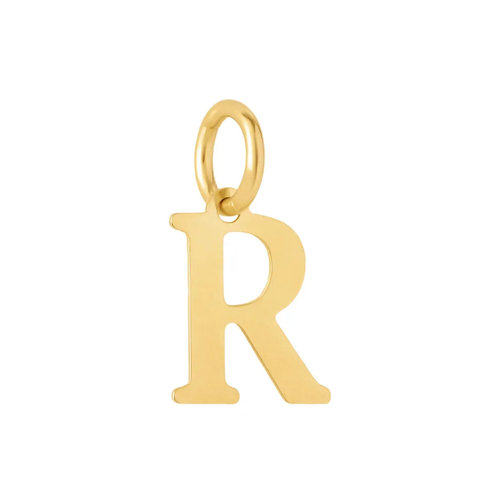 Pendente Lettera R Poème Oro Giallo 375/1000 1411869