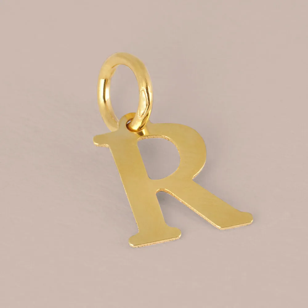 Pendente Lettera R Poème Oro Giallo 375/1000 1411869