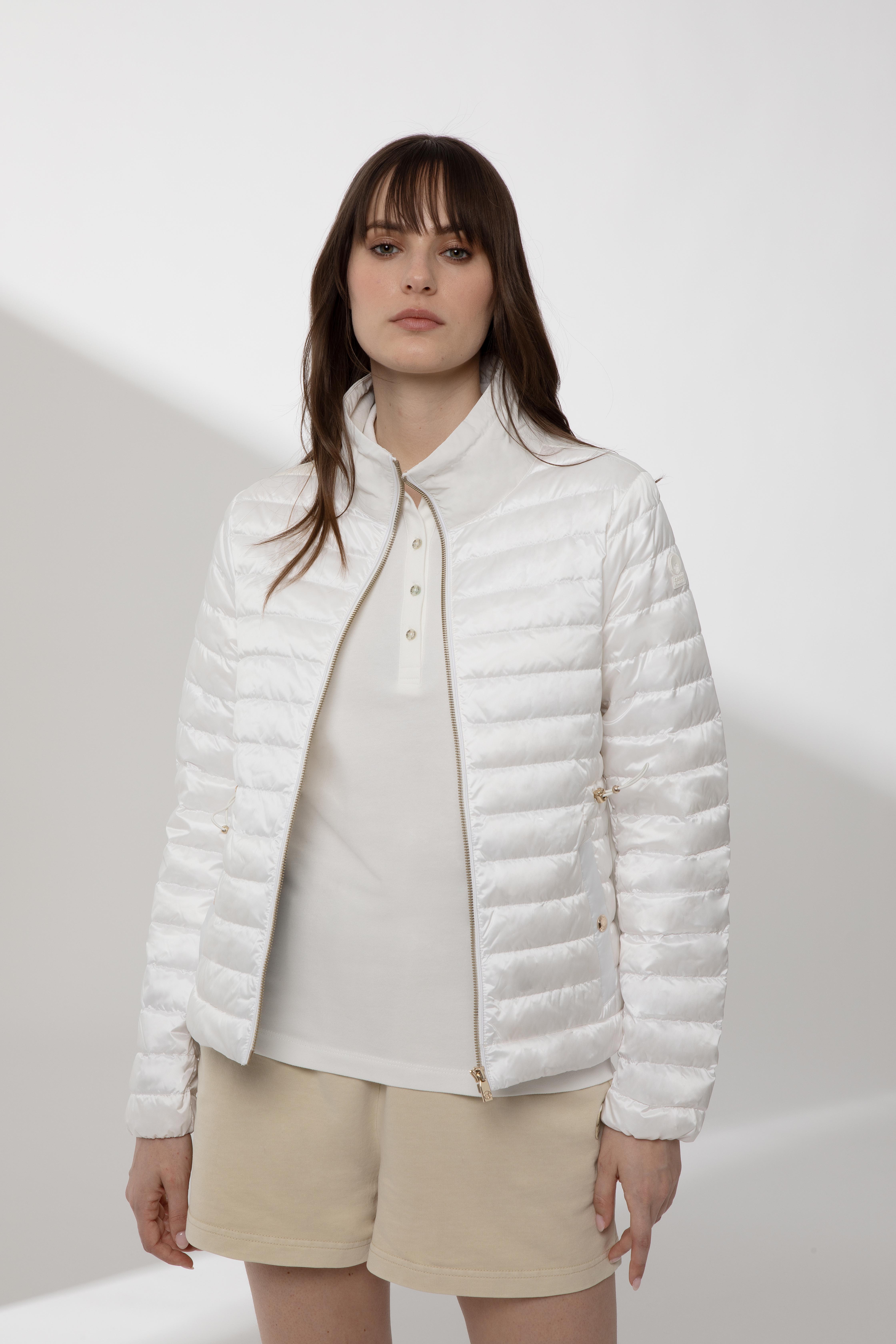 PERFY – Piumino in taffetà bianco