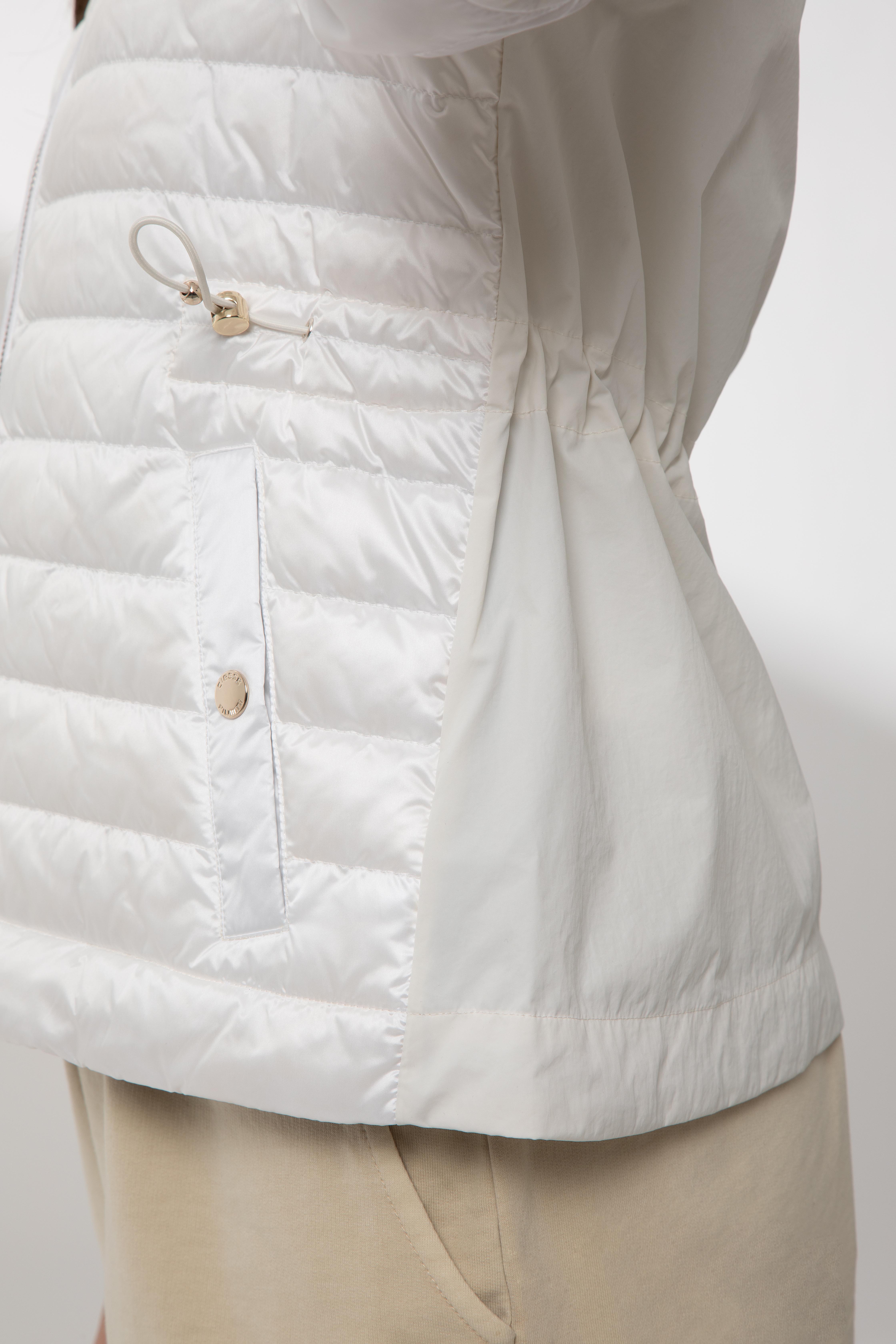 PERFY – Piumino in taffetà bianco