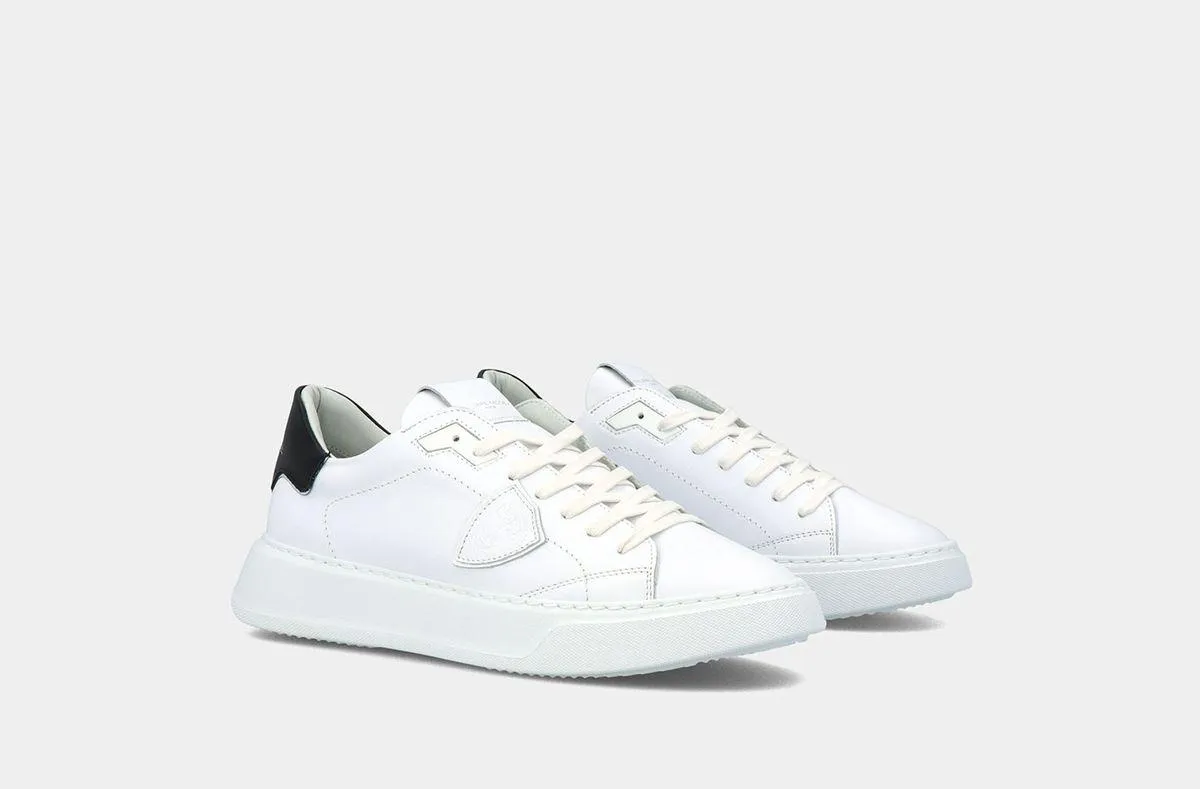 Philippe Model  ---------    ------------ Scarpe Btlu-v007 bianco VEAU_BLANCNOIR 