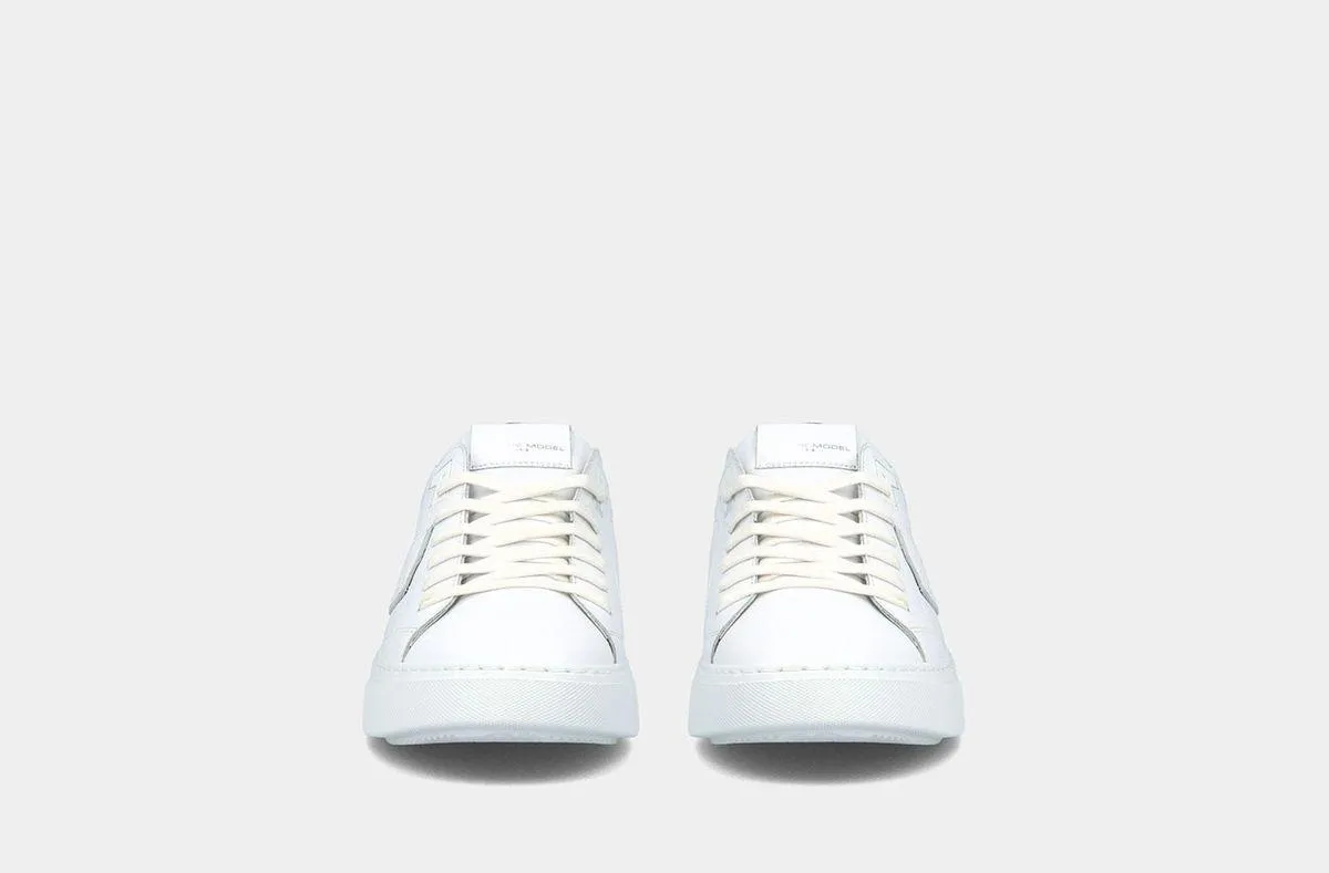 Philippe Model  ---------    ------------ Scarpe Btlu-v007 bianco VEAU_BLANCNOIR 