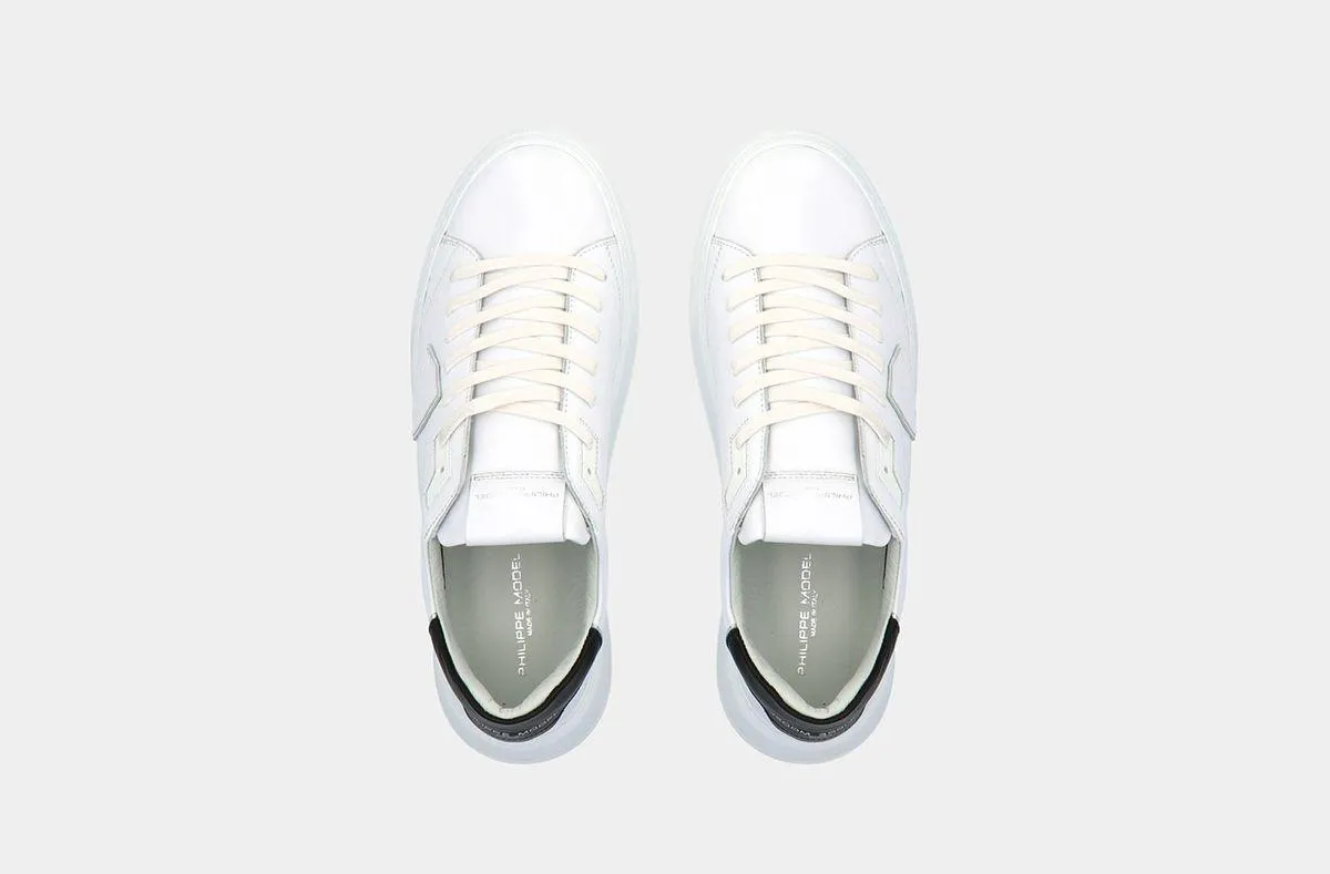 Philippe Model  ---------    ------------ Scarpe Btlu-v007 bianco VEAU_BLANCNOIR 